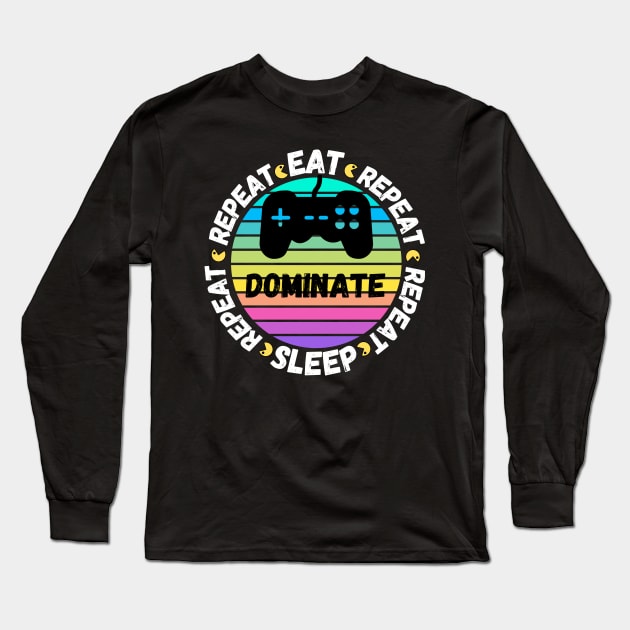 Gamer Domination Long Sleeve T-Shirt by GMAT